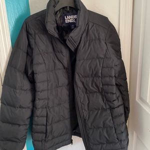 Black Lands End winter coat